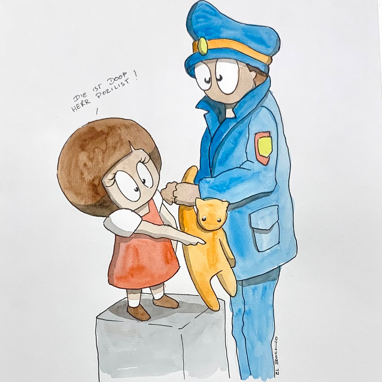 El Bocho - Die ist doof Herr Polizist (Little Lucy)